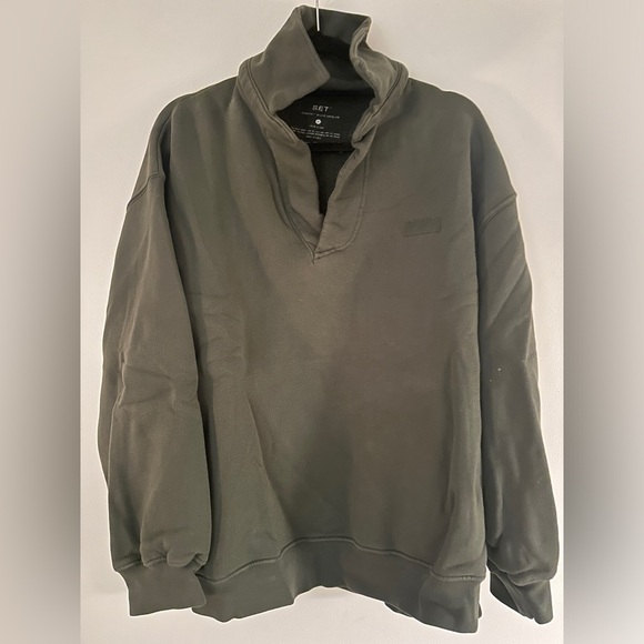 Set Active Olive Green sweat set - Picture 1 of 6